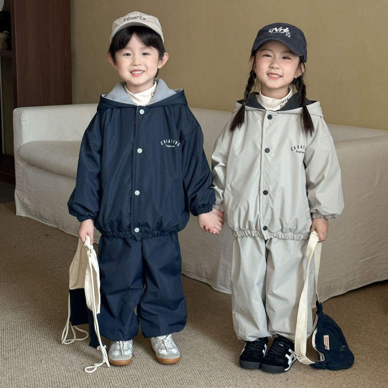 Set 2 Pezzi con Cappuccio per  - Toddler Boy Winter Fleece Jacket recensione e prezzo